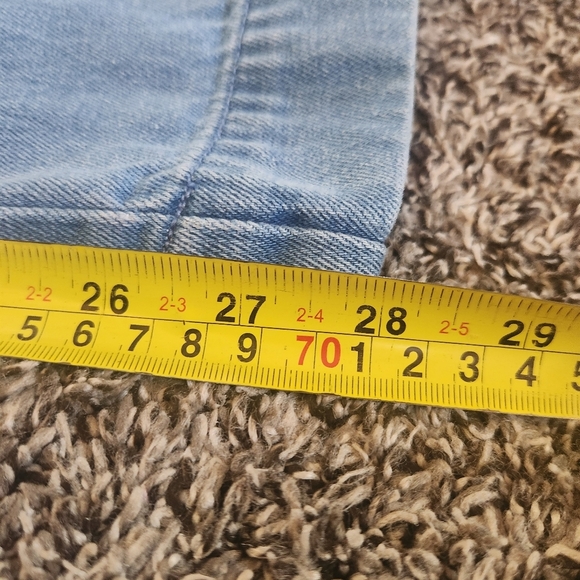 Rollas Slim Sailor Blue High Waisted Crop Jeans Size 27 - Picture 15 of 16